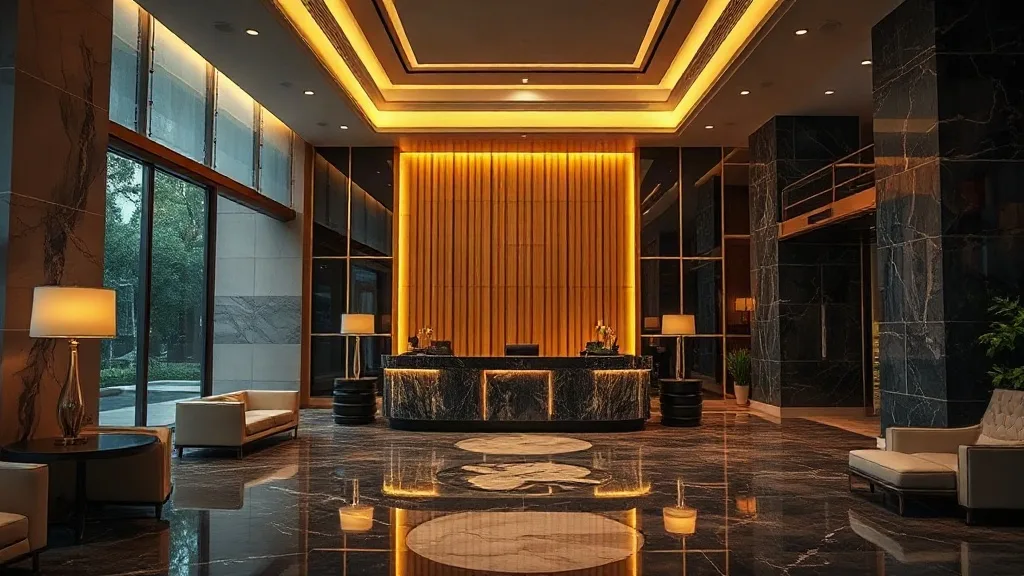 Revenue manager en hôtellerie de luxe : réception d un hôtel haut de gamme